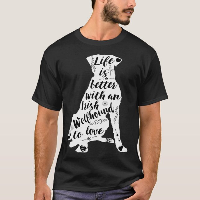 Camiseta Perro lobo irlandés para perro lobo irlandés (Anverso)