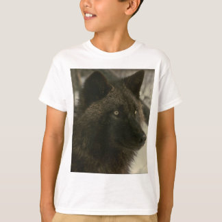 Camiseta Perro lobo negro
