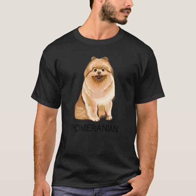 Camiseta Perro Loco Pomerania (Anverso)