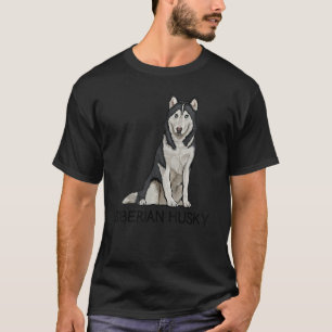 Camiseta Perro loco siberiano Husky