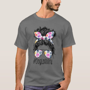 Camiseta Perro Lolli Vida desordenada de los pelos de borla