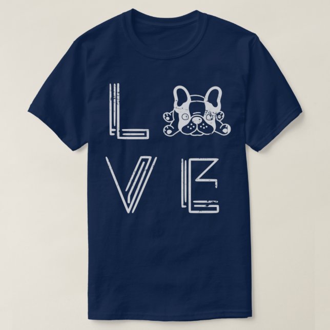 Camiseta Perro Lover Gift Cute Frenchie (Diseño del anverso)