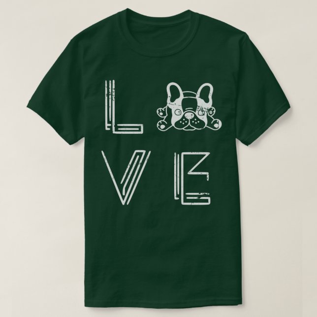 Camiseta Perro Lover Gift Cute Frenchie (Diseño del anverso)
