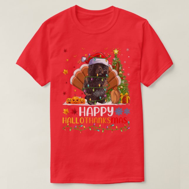 Camiseta Perro Lover Gracioso Feliz Perro De Agua Portugués (Diseño del anverso)