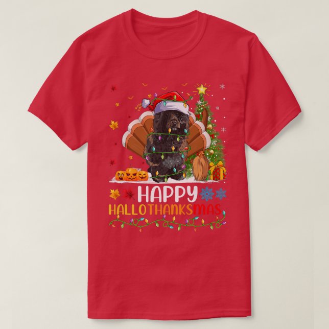 Camiseta Perro Lover Gracioso Feliz Perro De Agua Portugués (Diseño del anverso)