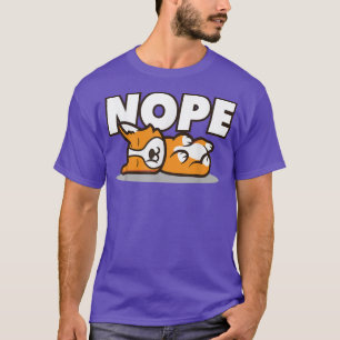 Camiseta Perro Lover I Welsh Corgi I Lazy Corgi I Nope Corg