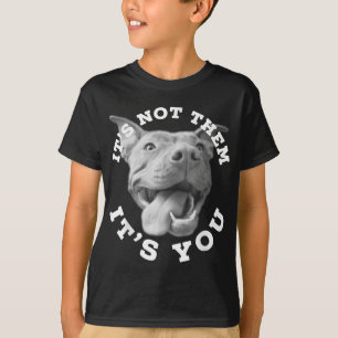 Camiseta Perro Lover Regalos de Pitbull Lover No son ellos