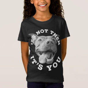 Camiseta Perro Lover Regalos de Pitbull Lover No son ellos