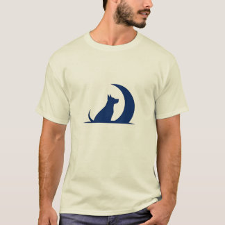Camiseta perro lunar