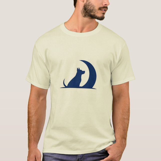 Camiseta perro lunar (Anverso)
