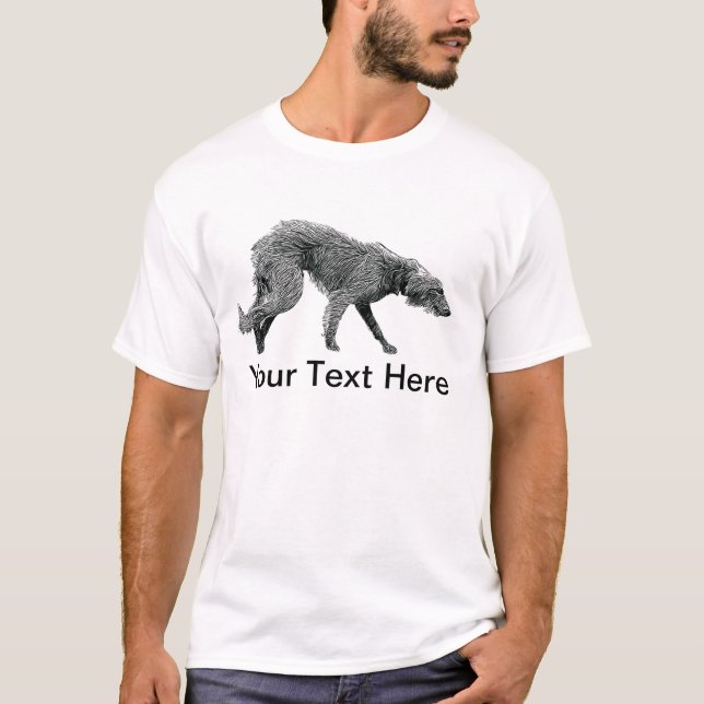 Camiseta Perro Lurcher Lurcher de la marca Bedlington (Anverso)