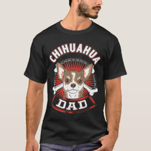 Camiseta Perro macho engendró a papá chihuahua