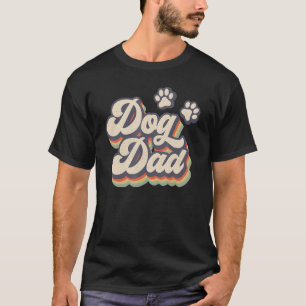 Camiseta Perro macho papa retro vintage angustiado Perro Pa