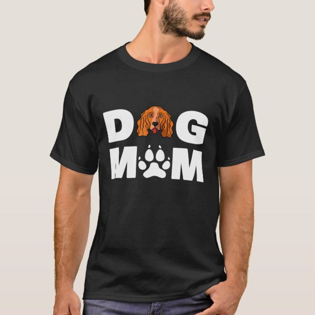 Camiseta Perro Madre Dueña Funny Cocker Spaniel Dog Love-R (Anverso)
