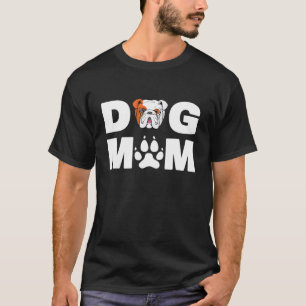 Camiseta Perro madre propietario Bulldog inglés Perro amor-