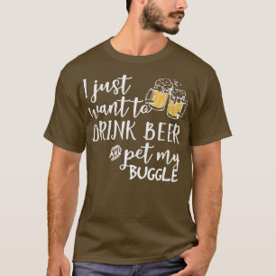 Camiseta Perro malabar Perro Lover Cerveza Tees Divertido R