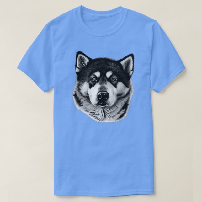 Camiseta Perro Malamute 1 de Alaskan (Diseño del anverso)
