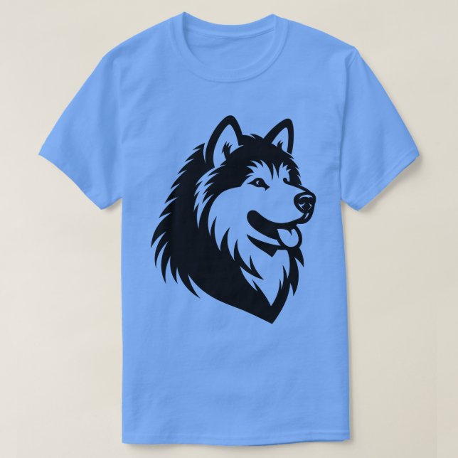 Camiseta Perro Malamute de Alaskan (Diseño del anverso)