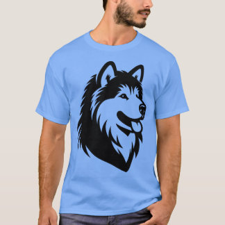 Camiseta Perro Malamute de Alaskan