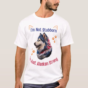 Camiseta Perro Malamute de Alaskan