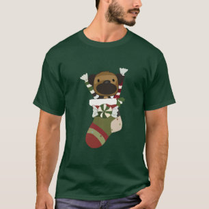 Camiseta Perro malcriado en Navidades