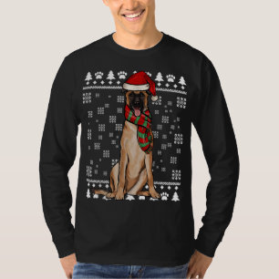 Camiseta Perro maliní belga Santa Hat Navidades feos
