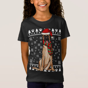 Camiseta Perro maliní belga Santa Hat Navidades feos
