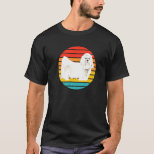 Camiseta Perro maltés mamá mamá maltesa presente papá malté