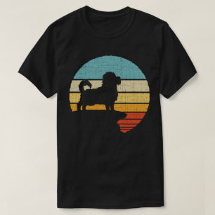 Camiseta Perro Maltés Retro Vintage Años 60 70 Dueño Amante
