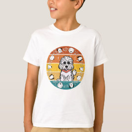 Camiseta Perro maltipoo lindo para un niño