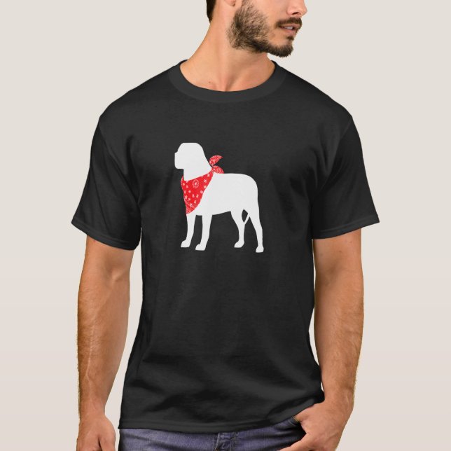 Camiseta Perro malvado inglés usando banana roja (Anverso)