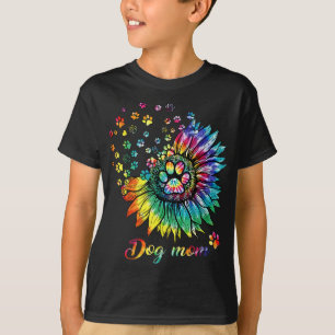 Camiseta Perro Mamá espiral Perro Paws Impresiones Tye, Per