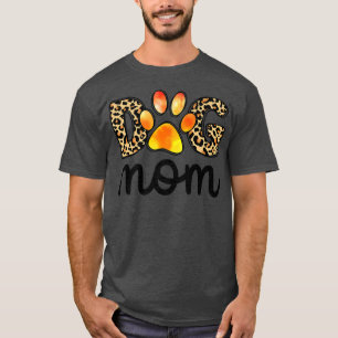 Camiseta Perro Mamá mascota Lover Funny Leopardo Perro Paw