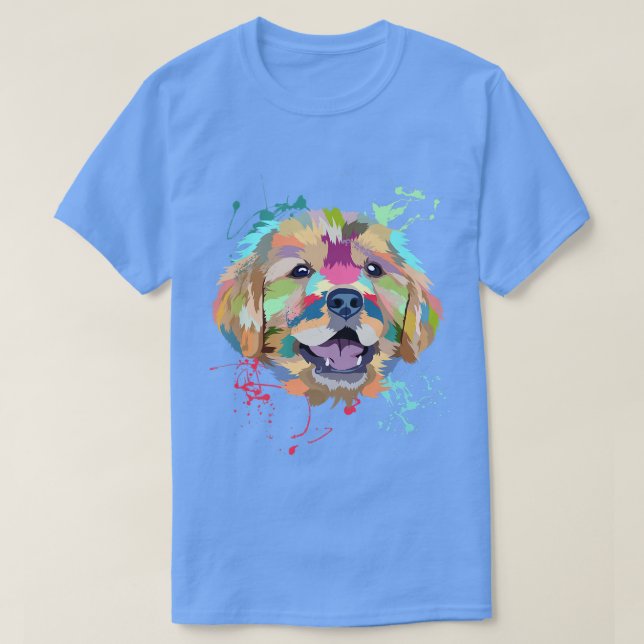 Camiseta perro mamá perro papá perro perro perro perro salv (Diseño del anverso)