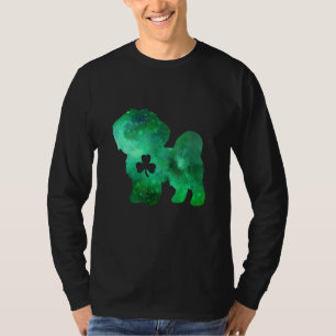 Camiseta Perro Mamá Perro San Patricio Shih Poo Mom Mens Wo