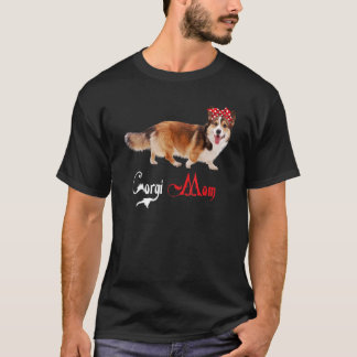 Camiseta Perro Mama Puppy Mom Corgi