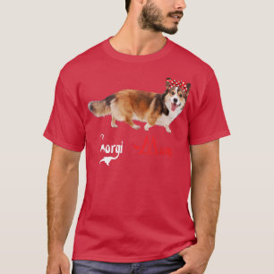 Camiseta Perro Mama Puppy Mom Corgi T-Shirt