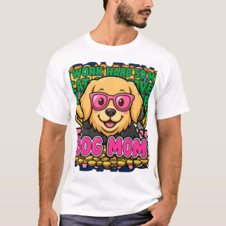 Camiseta Perro Mamá Retriever Dorado