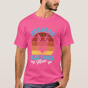 Camiseta Perro mami BELGIAN MALINOIS MADRE Vintage Dueño de