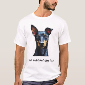 Camiseta Perro Manchester Terrier Crea tu propio texto pers