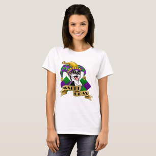 Camiseta Perro Mardi Gras