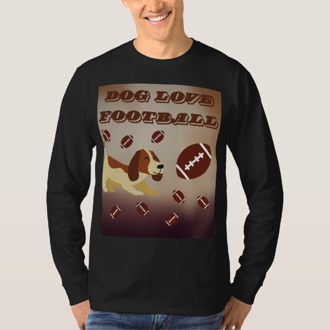 Camiseta Perro marrón curioso Ilustracion de arte deportivo (Anverso)