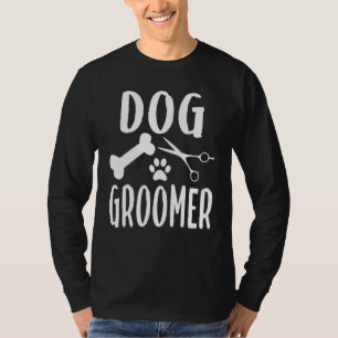 Camiseta Perro Mascota Cat Groomer Grooming Animales trabaj