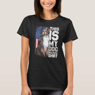Camiseta Perro Mascota Mi Perro Caminando Perro Dueño