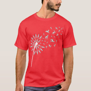 Camiseta Perro mascota Perro amante Perro Dandelion Raza de
