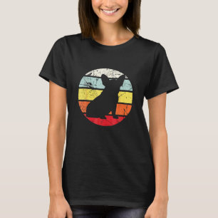 Camiseta Perro Mascota vintage de Bulldog retro francés ang
