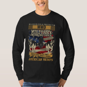 Camiseta Perro militar trabajador - Patriótico de héroe est