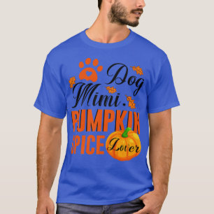 Camiseta Perro Mimi Calabaza Spin Lover Cute Fall Mujeres R