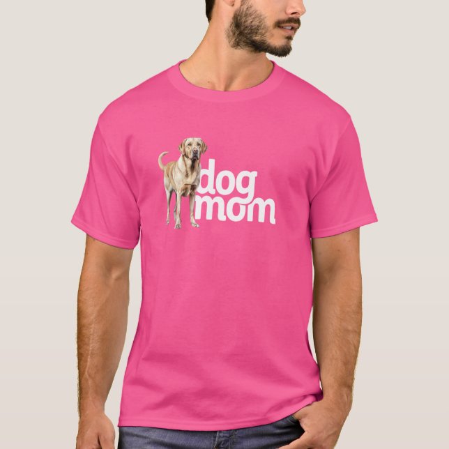 Camiseta Perro Mom Labrador (Anverso)