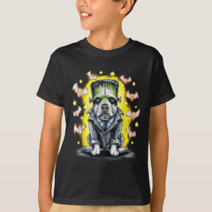 Camiseta Perro monstruo de Frankenstein espeluznante - Hall